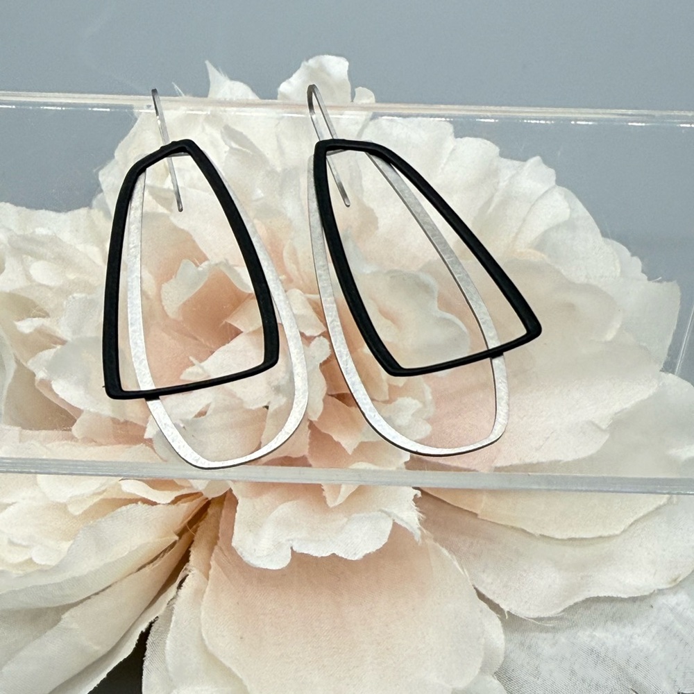 X2 Large Outline Earrings by inSync design.
